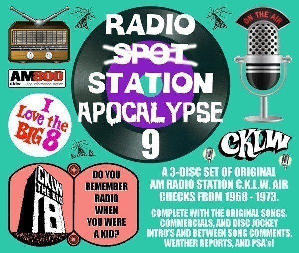 Radio Spot Apocalypse 9: Classic AM Radio Station CKLW 1968 to 1973
