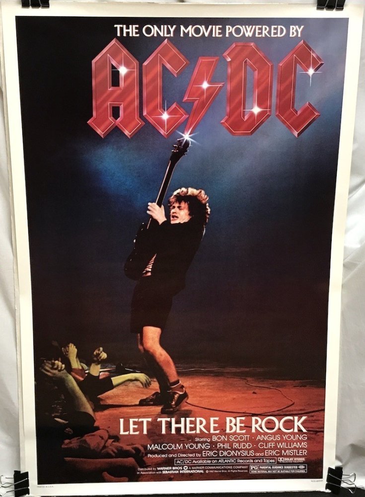 AC/DC: Let There Be Rock (1982) Rolled One-sheet Poster