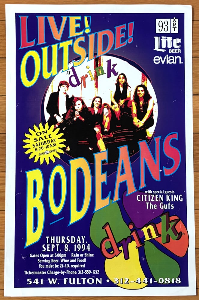 Bodeans with Citizen King, The