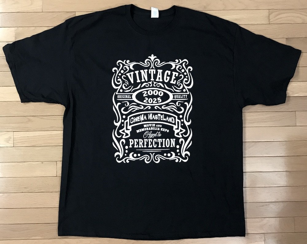 Cinema Wasteland's 25th Anniversary T-Shirt