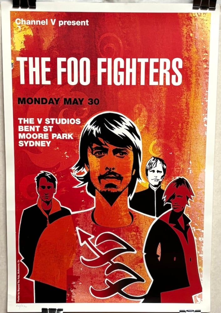 Foo Fighters Concert Poster