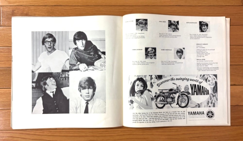 Herman's Hermits 1966 Souvenir Album Booklet