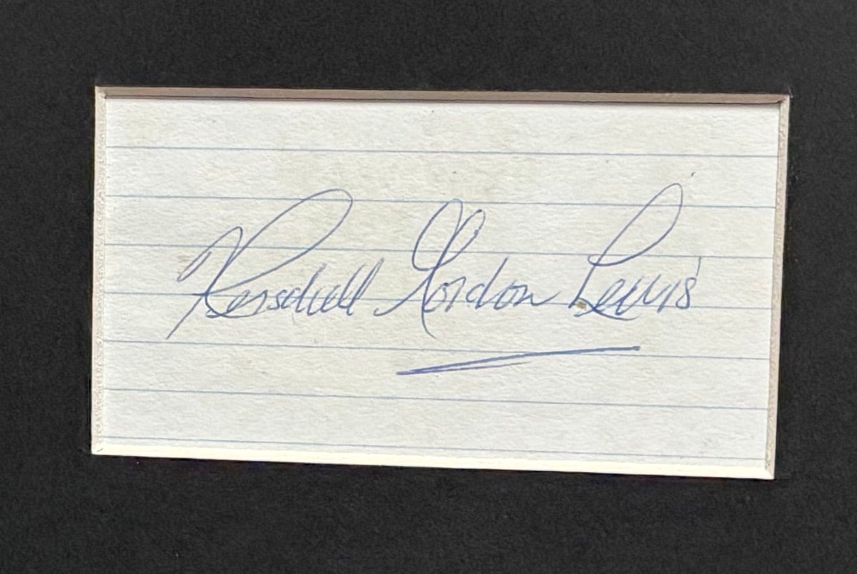 Lewis, Herschel Gordon
