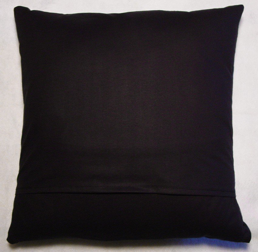 Eyeballs on Black - Large Handmade 16x16" Accent or Throw Pillow