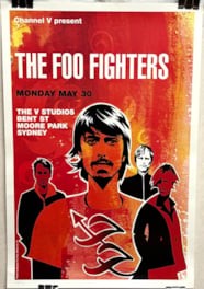 Foo Fighters Concert Poster