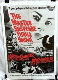 Double Feature Combo Poster: Horror Chamber of Dr. Faustus (1960) & The Manster (1959) , The