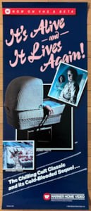 Double Feature Video Poster: It's Alive (1974) & It Lives Again (1984)