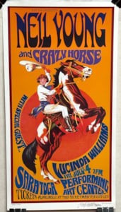 Neil Young and Crazy Horse Concert Poster